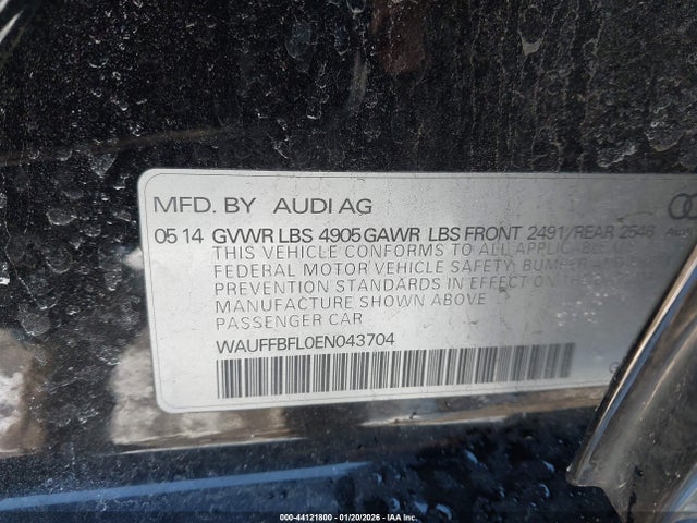 2014 AUDI A4 WAUFFBFL0EN043704 Photo 8