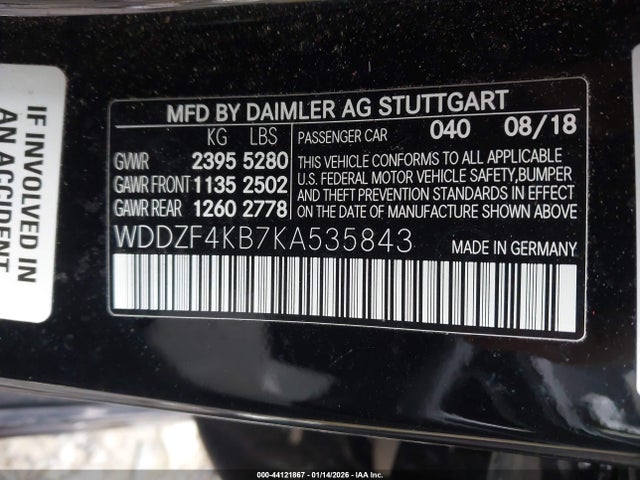 2019 MERCEDES-BENZ E 300 WDDZF4KB7KA535843 Photo 8
