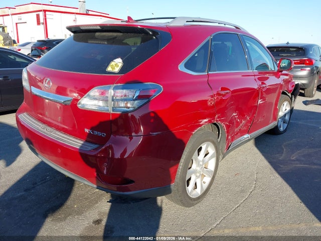 44122042 :رقم المزاد ، 2T2BK1BA2BC090576 vin ، 2011 Lexus Rx 350 مزاد بيع