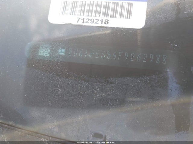 44122201 :رقم المزاد ، 2G61P5S35F9262988 vin ، 2015 Cadillac Xts Premium مزاد بيع