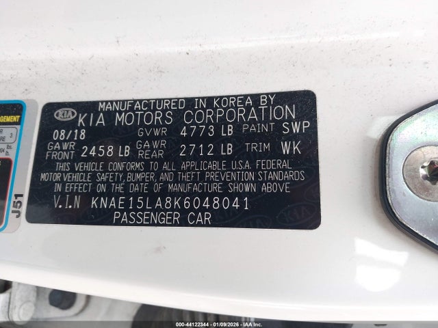 2019 KIA STINGER KNAE15LA8K6048041 Photo 8