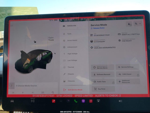 5YJ3E1EB9JF171041 Tesla Model 3 Long Range/performance