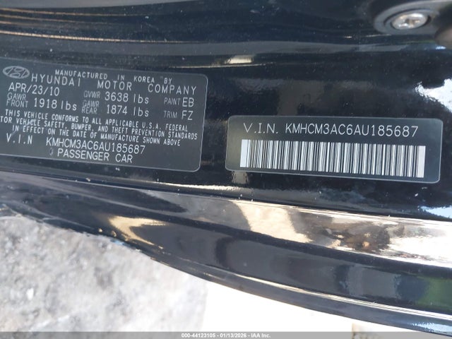 2010 HYUNDAI ACCENT KMHCM3AC6AU185687 Photo 8