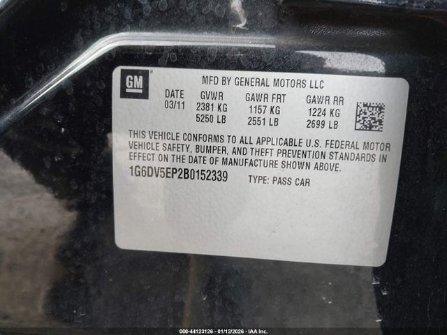 2011 CADILLAC CTS-V 1G6DV5EP2B0152339 Photo 8