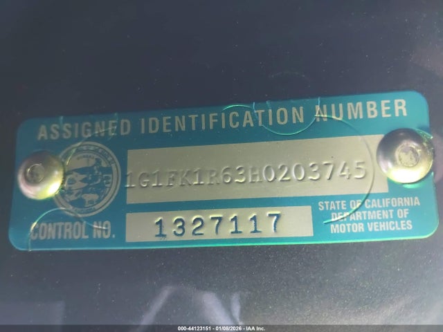 1G1FK1R63H0203745 Chevrolet CAMARO ZL1