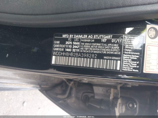 2011 MERCEDES-BENZ E 350 WDDHH8HB2BA398282 Photo 8