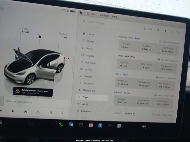 2022 TESLA MODEL Y 7SAYGAEE5NF364497 Photo 6