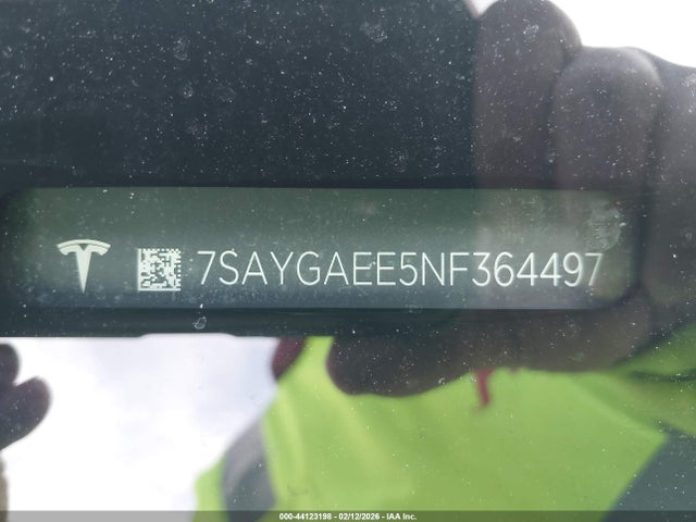 2022 TESLA MODEL Y 7SAYGAEE5NF364497 Photo 8