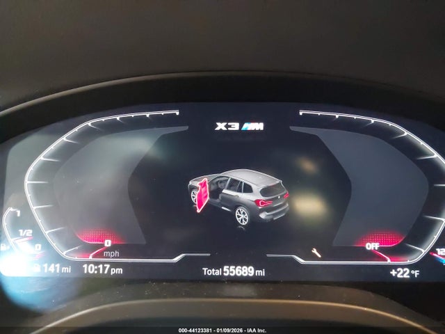 Aukcja sprzedaży 2022 Bmw X3 M, vin: 5YM13EC04N9J72840, numer aukcji: 44123381