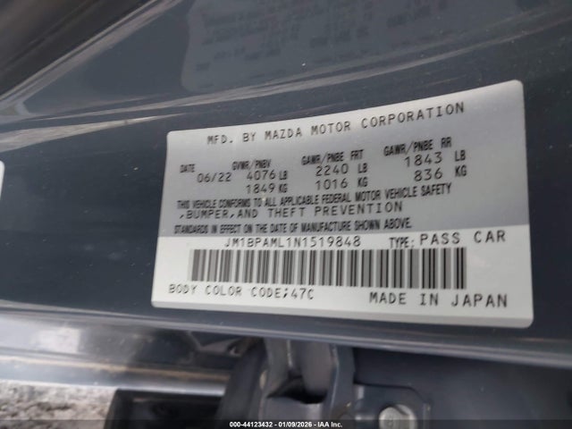 2022 MAZDA MAZDA3 JM1BPAML1N1519848 Photo 8