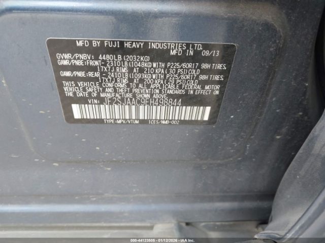 2014 SUBARU FORESTER JF2SJAAC9EH498844 Photo 8