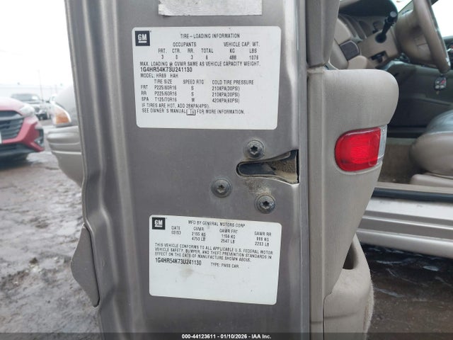 Продажа на аукционе авто 2003 Buick Lesabre Limited, vin: 1G4HR54K73U241130, номер лота: 44123611