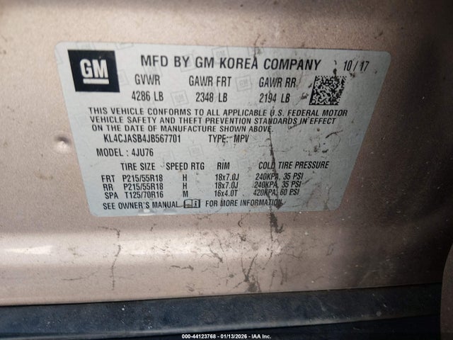 2018 BUICK ENCORE KL4CJASB4JB567701 Photo 8