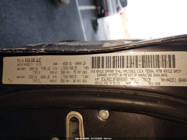 2015 RAM 2500 3C6UR5CL6FG659397 Photo 8