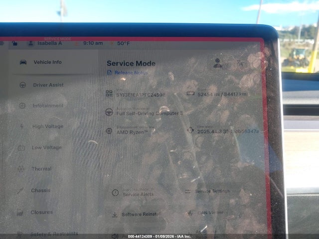 5YJ3E1EA1PF624598 Tesla Model 3 Rear-wheel Drive