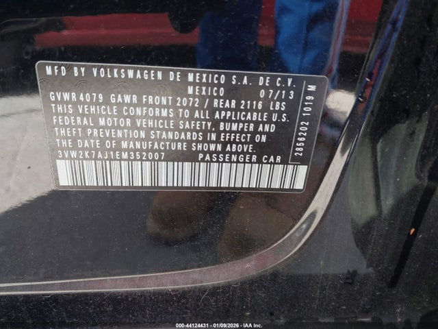Volkswagen Jetta 2.0l S 2014 3VW2K7AJ1EM352007 Image 9