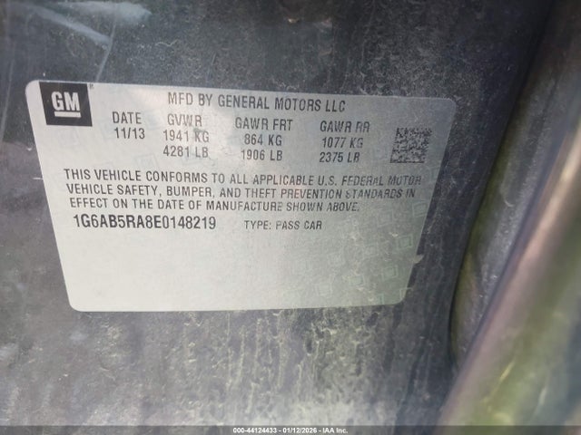 2014 CADILLAC ATS 1G6AB5RA8E0148219 Photo 8