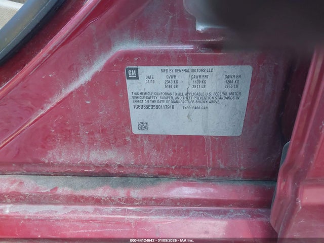 2011 CADILLAC CTS 1G6DS5ED5B0117910 Photo 8