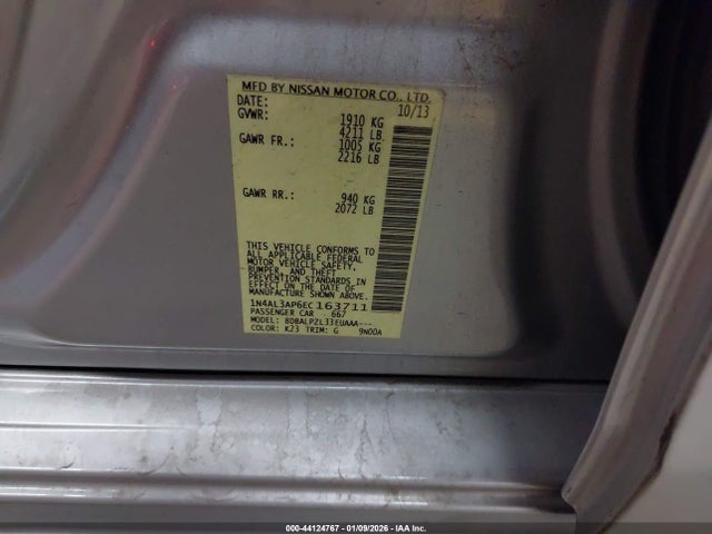 1N4AL3AP6EC163711 Nissan ALTIMA 2.5