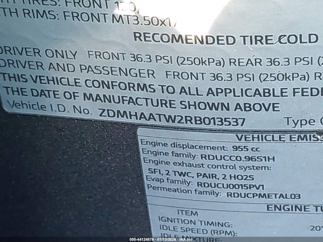 2024 DUCATI PANIGALE ZDMHAATW2RB013537 Photo 9