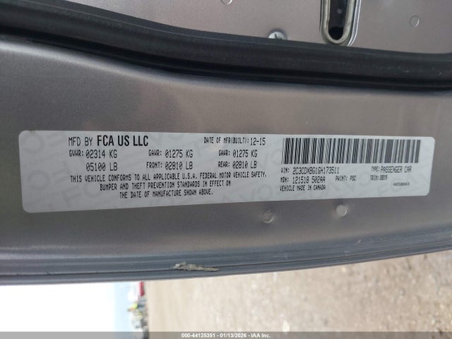 Dodge Charger Se 2016 2C3CDXBG1GH173511 Image 9