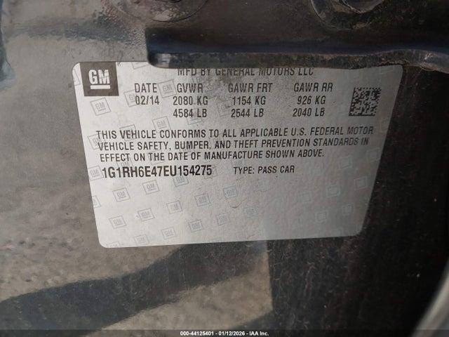 Chevrolet Volt 2014 1G1RH6E47EU154275 Image 9
