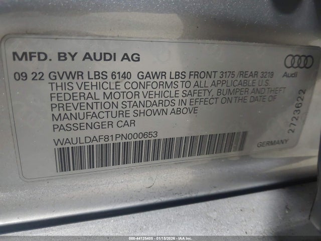 2023 AUDI A8 WAULDAF81PN000653 Photo 8