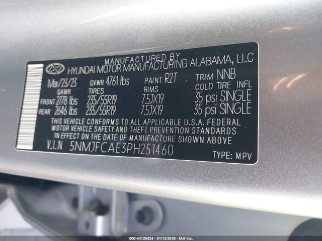 Hyundai TUCSON SEL 2023 5NMJFCAE3PH251460 Image 9