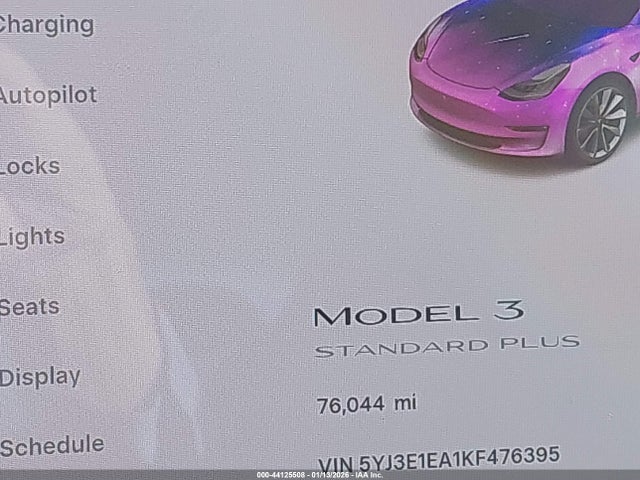 Tesla Model 3 Long Range/mid Range/standard Range/standard Range Plus 2019 5YJ3E1EA1KF476395 Image 15