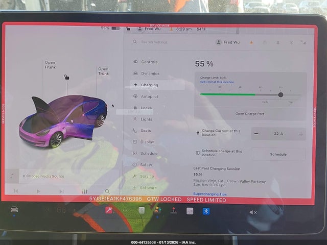 2019 TESLA MODEL 3 5YJ3E1EA1KF476395 Photo 6