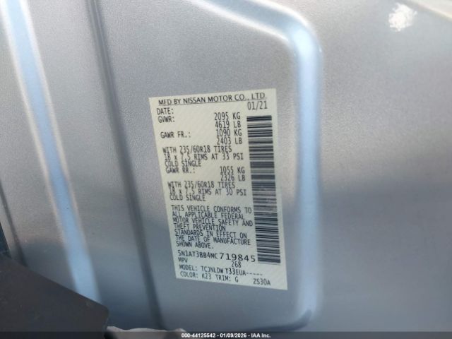 2021 NISSAN ROGUE 5N1AT3BB4MC719845 Photo 8