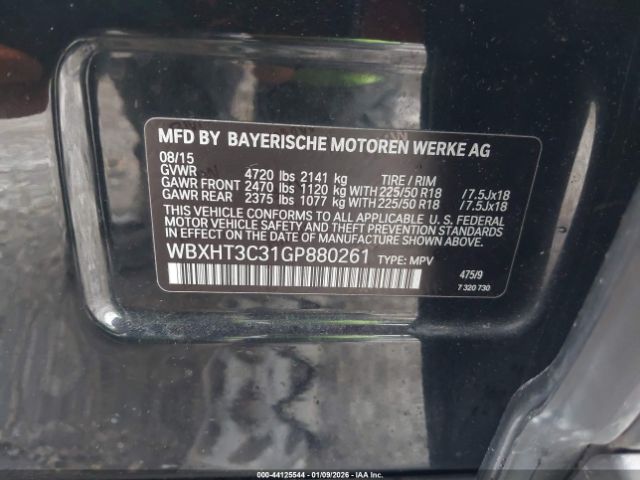 2016 BMW X1 WBXHT3C31GP880261 Photo 8