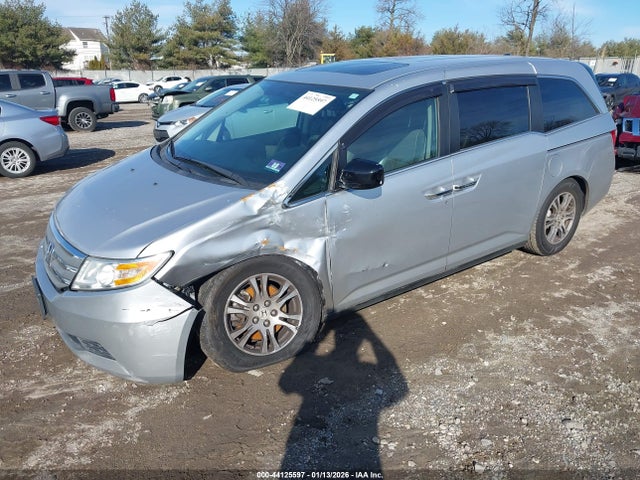 44125597 :رقم المزاد ، 5FNRL5H6XDB025595 vin ، 2013 Honda Odyssey Ex-l مزاد بيع