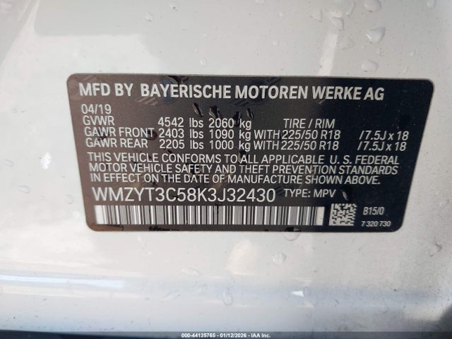 2019 MINI COUNTRYMAN WMZYT3C58K3J32430 Photo 8