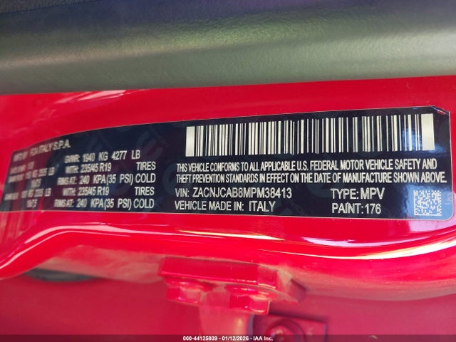 2021 JEEP RENEGADE ZACNJCAB8MPM38413 Photo 8