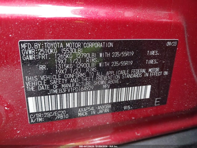 2023 TOYOTA RAV4 PRIME JTMEB3FV1PD164929 Photo 8