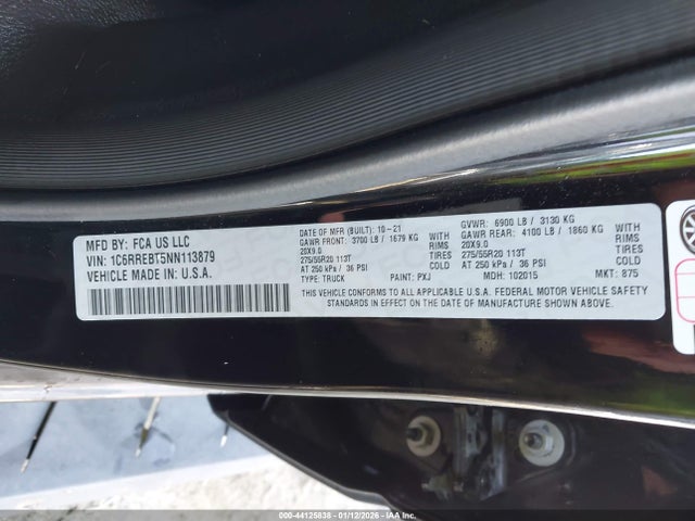 2022 RAM 1500 1C6RREBT5NN113879 Photo 8