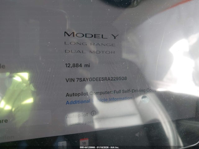 2024 TESLA MODEL Y 7SAYGDEE5RA229508 Photo 6