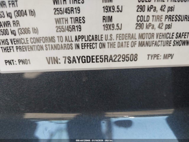 2024 TESLA MODEL Y 7SAYGDEE5RA229508 Photo 8
