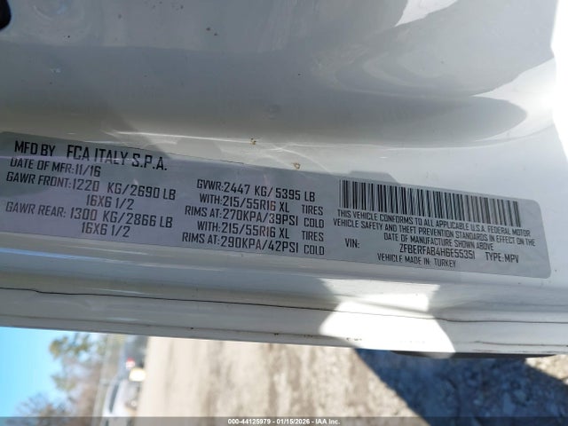RAM Promaster City Tradesman 2017 ZFBERFAB4H6E55351 Image 9