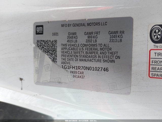 1G1FH1R70N0102746 Chevrolet Camaro
