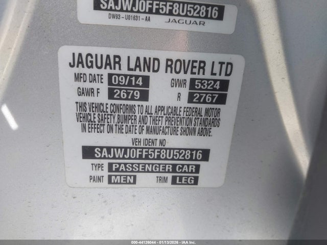 2015 JAGUAR XF SAJWJ0FF5F8U52816 Photo 8