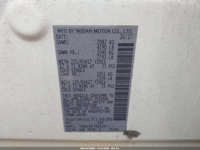 Nissan ROGUE S 2018 5N1AT2MT3JC713630 Image 9