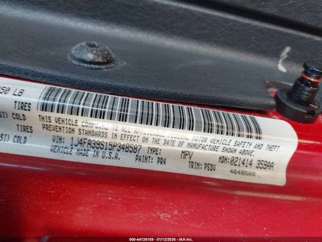 2005 JEEP WRANGLER 1J4FA39S15P348587 Photo 8