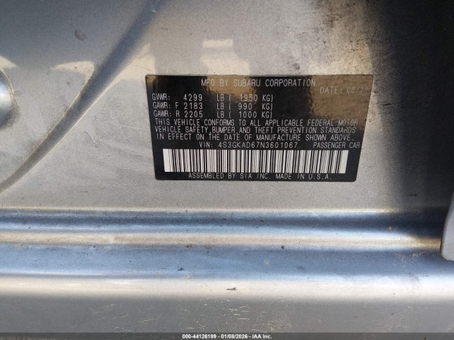 4S3GKAD67N3601067 Subaru Impreza Premium