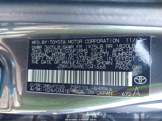 JTKKUPB48E1041668 Scion XD
