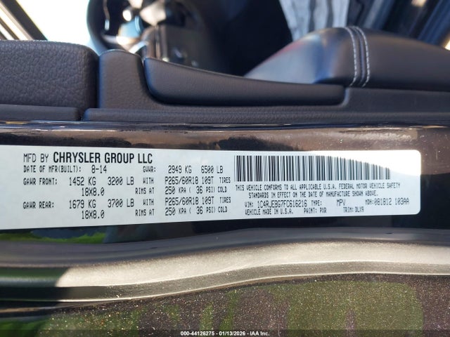 Jeep Grand Cherokee Limited 2015 1C4RJEBG7FC616216 Image 9