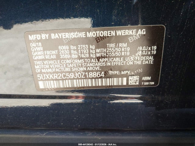 5UXKR2C59J0Z18864 BMW X5 Sdrive35i