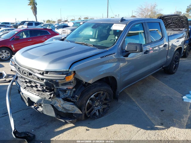 Chevrolet Silverado 1500 2wd Short Bed Custom 2023 3GCPABEK2PG345313 Image 2