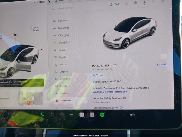 2019 TESLA MODEL 3 5YJ3E1EA3KF417560 Photo 6